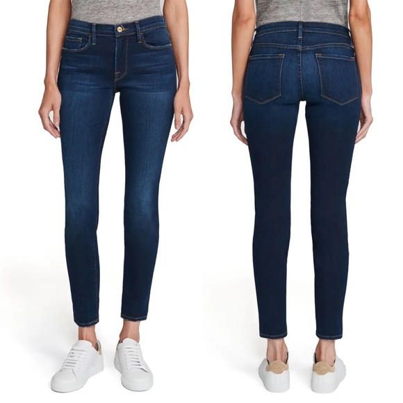 Frame Denim Denim - EUC Frame Denim Le Skinny de Jeanne Cropped Jeans